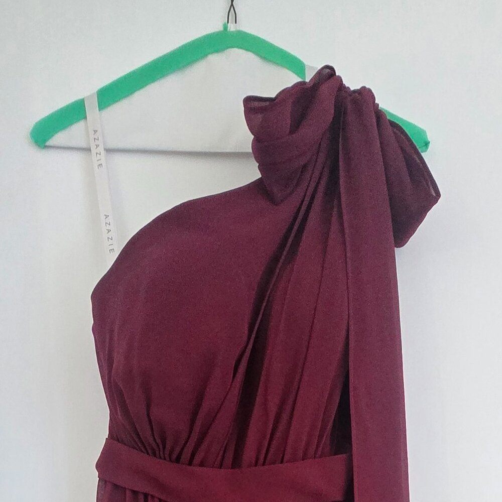 Azazie Naima Dress in Cabernet